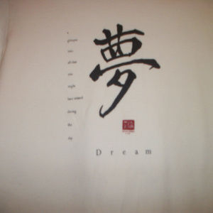 CLASSIC GIRL ZEN POSITIVE ORGANIC TEE SHIRT LG